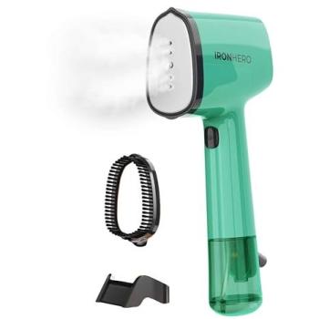 Plancha vertical Cecotec Ironhero V-1500 Essential Mint 1500W con suela cerámica y vapor continuo de 25 g/min