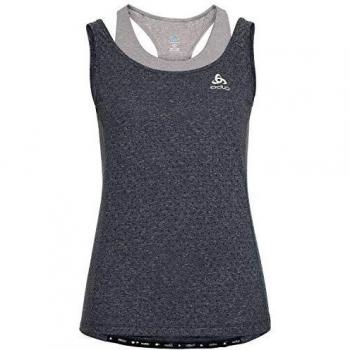Odlo Top Millennium Leinencool Camiseta para Mujer, Azul Marino, Extra-Large