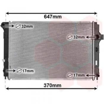 Van wezel 53002700 radiador refrigeracin del motor