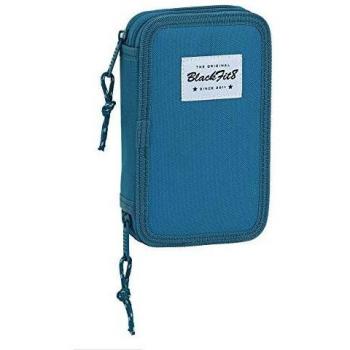 Blackfit8 Estuche Escolar con 28 Útiles Incluidos Egeo, 125x40x195mm