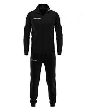 Givova Chándal Revolution TR033-1003, tipo: chándal, características: diseño moderno, material ligero y transpirable, incluye chaqueta con cierre frontal y pantalones con cintura elástica, disponible en varias tallas y