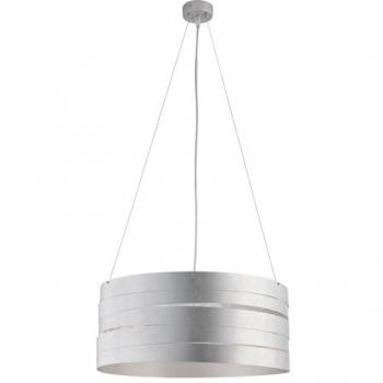Lámpara de Techo Moderna Be Light con 3 Luces y Diseño Circular en Color Plata