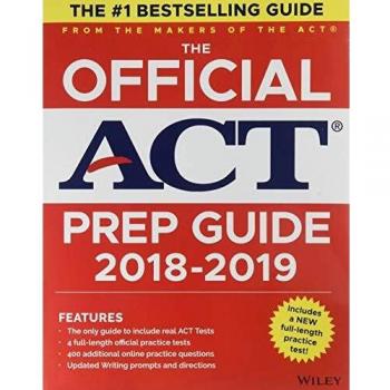 The Official ACT Prep Guide 201819 Edition Book + Bonus Online Content