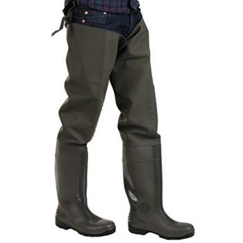 Amblers Safety Forth Waterproof Thigh Wader Green Size 9