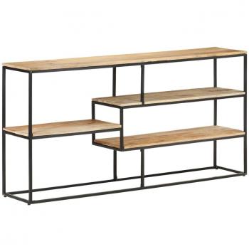 Aparador de madera de mango rugosa 150x30x75 cm Vidaxl Marrón