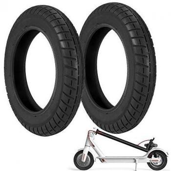 Houkiper Ruedas de Repuesto para Scooter Eléctrico, Neumático de Reemplazo de 10 Pulgadas, Compatible con Xiaomi M365