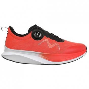 Zapatillas Deportivas MBT Galado para Hombre - Correr Anatómicas y Cómodas - Color Naranja Rojo - Talla 44.5