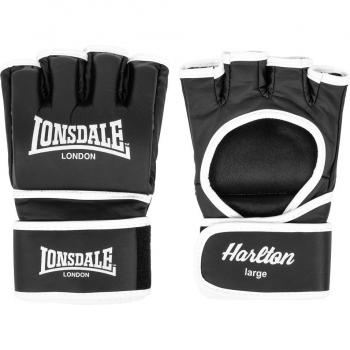 Lonsdale Harlton MMA Combat Gloves Black/White Unisex M