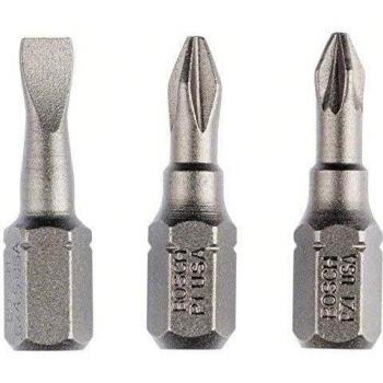 Bosch 2 607 001 765 - Set de 3 puntas de destornillador extraduras
