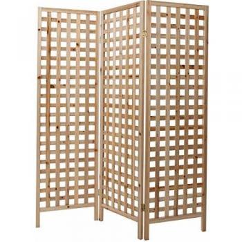 Biombo de madera natural AKKIKO de MILIBOO