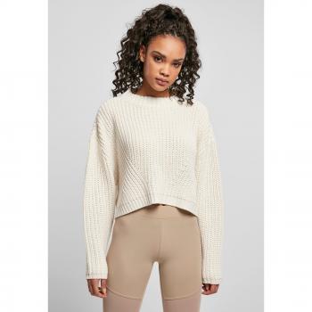 Urban Classics Women's Wide Oversize Beige Sweater - XL - 100% Polyacrylic