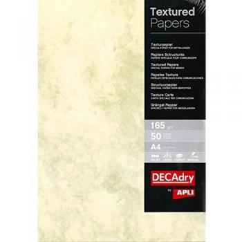 Apli Papel Textura Mármol A4 Marrón 165gr Pack 50h