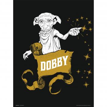 Lámina Grupo Erik Print Harry Potter Dobby 30x40cm