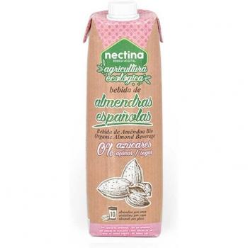 Nectina Bebida Vegetal de Almendra 0% Azúcar Eco Caja 12x1 Litro