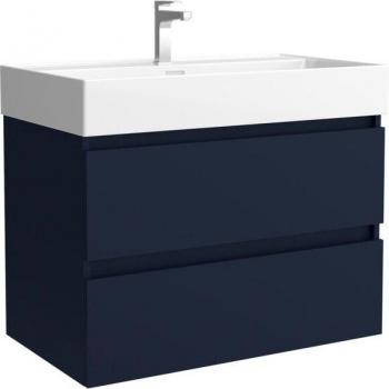 Mueble de baño Bequia con Lavabo Roma 80cm, características: dimensiones 80x45x66 cm, color azul