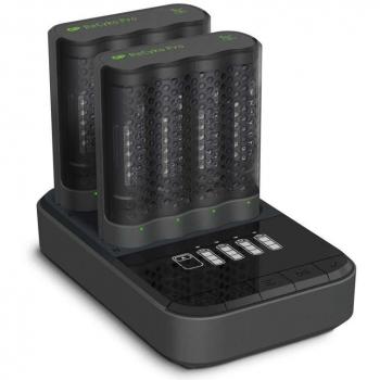 Cargador GP ReCyko Pro M461 USB con Estación de Carga D861 + 8 Baterías AA NiMH 2000mAh