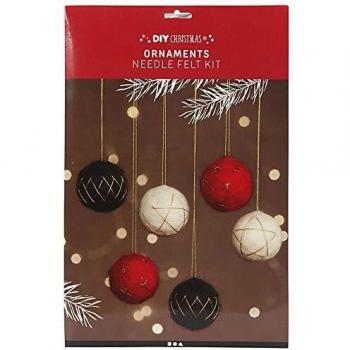 Creativ e 441824 - Bolas de Navidad (6 cm de diámetro, 6 unidades