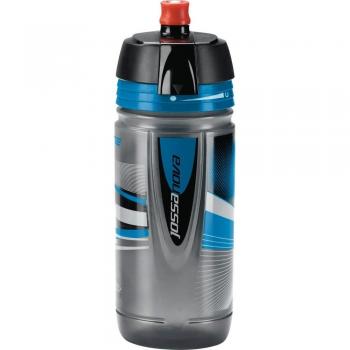 Elite Jossanova - Bidón para bicicleta, color gris / negro / azul, talla 550 ml