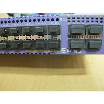Extreme Networks Summit X670-G2 Managed Layer 3 Switch - 48 SFP+ Ports + 4 QSFP+ Ports