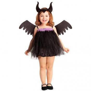 Disfraz para Bebés My Other Me Maleficent 7-12 Meses - Disfraz de Bruja Malvada para bebé - Mom Disfraz Bebé Maléfica