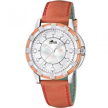 Reloj Analógico de Cuarzo para Mujer Lotus Glee con Brazalete de Piel de Vaca 15747/9