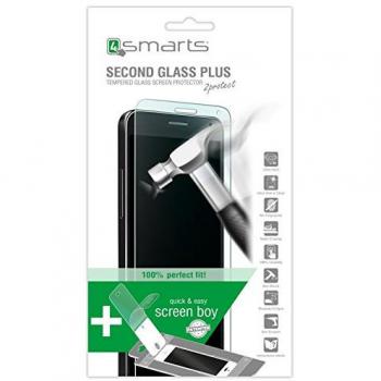 4smarts Second Glass PLUS con Alurahmen para iPhone 6 Plus / 6 Plus oro
