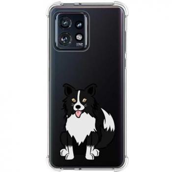 Funda Antigolpes de Silicona para Motorola Edge 40 Pro 5G con Diseño de Perros 01