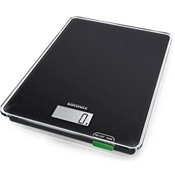 Soehnle Báscula para cocina Page Compact 100, báscula de cocina plana con 5 kg de capacidad, balanza digital con pantalla LCD y apagado automático