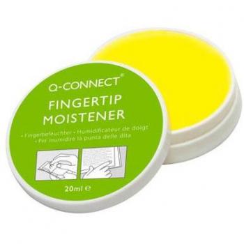 Humedecedor de Dedos Q-Connect Cera para Pasar Páginas y Contar Billetes Bote de 20 ml KF15597