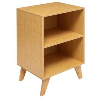 Mueble Modular de Bambú 2 Niveles 70x45x35cm