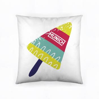 Munich Ice Age - Cojín reversible de 50 x 50 cm con relleno