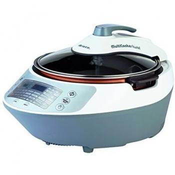 Ariete 2945 olla programable, pantalla led, 1900w, revestimiento cerámico, 30 programas, programa manual con tiempo y temperatura, plata