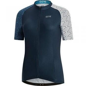 GORE WEAR Mujer C3 Maillot Ondasia, Azul Orbital/Cian dinámico, 38