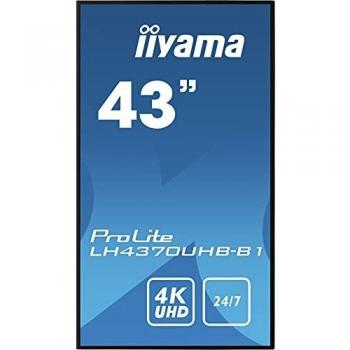 Iiyama ProLite LH4370UHB-B1 42.5 4K Ultra HD VA Digital Signage Display with Android 9.0, 700 cd/m² Brightness, Built-in Processor, 24/7