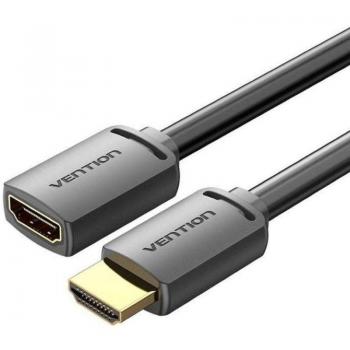 Cable Alargador HDMI 4K Vention AHCBJ - HDMI Macho a HDMI Hembra - 5 Metros - Color Negro