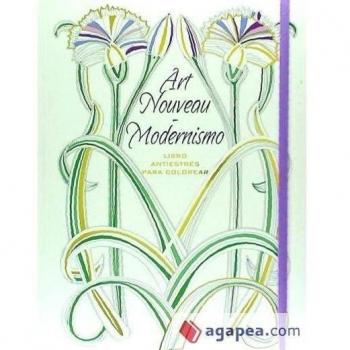 Art Nouveau - Modernismo. Libro Antiestres para colorear