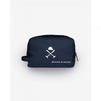 Neceser de hombre Harper & Neyer con cremallera en azul