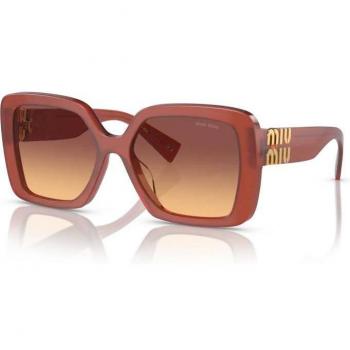 Miu Miu MU 10YS (10M07P) Square Red Women's Sunglasses