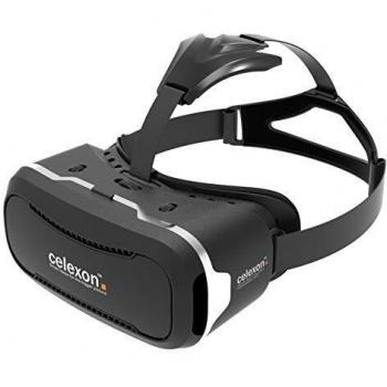 celexon Virtual-Reality 3D Gafas de RV con Auricular Economy VRG-2 - Apto para Todos los Smartphones de 3,5- 5,7 - 240g - Ideal también para los usuarios de Gafas