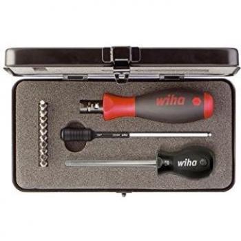 WIHA TorqueVario-S - Juego de destornilladores dinamométricos, 13 piezas, 1,0-5,0 Nm
