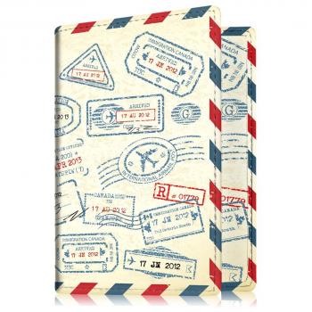 Fintie Funda de Pasaporte - Cartera con Bloqueo RFID para Pasaporte, Tarjeta de Crédito, Tarjetas de Visita, Pases de Embarque, Tarjeta Médica, Sello