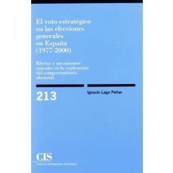 El voto estratégico en las elecciones generales en España