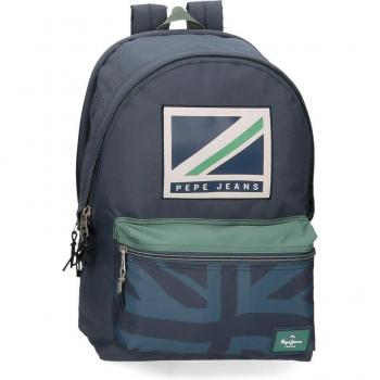 Mochila portaordenador adaptable Pepe Jeans Tom con dos compartimentos y adaptabilidad a carro