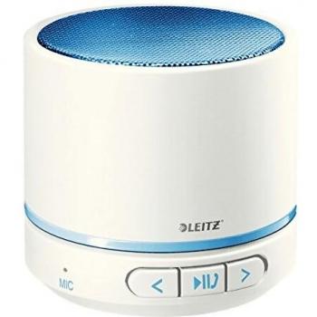 Mini altavoz portátil con Bluetooth, Con función altavoz, 6 horas de reproducción musical, Sonido cristalino y potente, Azul metalizado, WOW, 63581036
