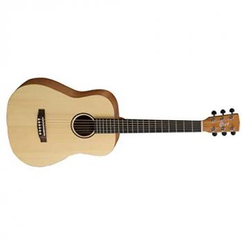 Cort Earth Mini Acoustic Guitar Natural Open Pore 3/4 Travel Size