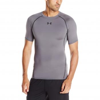 Under Armour UA HG Armour SS Camiseta Deporte, Hombre, Gris