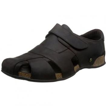 Panama Jack Fletcher Basics Brown Sandals for Men - Comfortable Authentic Leather