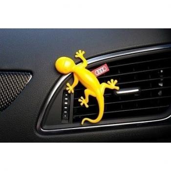 Audi 000087009C - Ambientador, diseño de salamanquesa, Color Amarillo