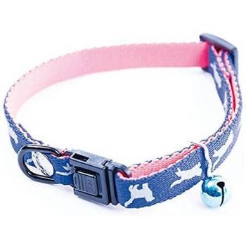 Collar Bi-color de Nylon para Gato Martin Sellier Azul