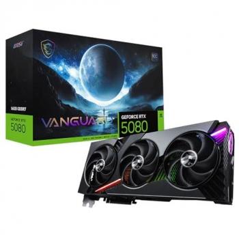 MSI GeForce RTX 5080 VANGUARD SOC 16GB GDDR7 con DLSS 4 y Ray Tracing Avanzado